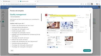 A thumbnail of Bluesite Consultings SharePoint Template for Quality Management Systems