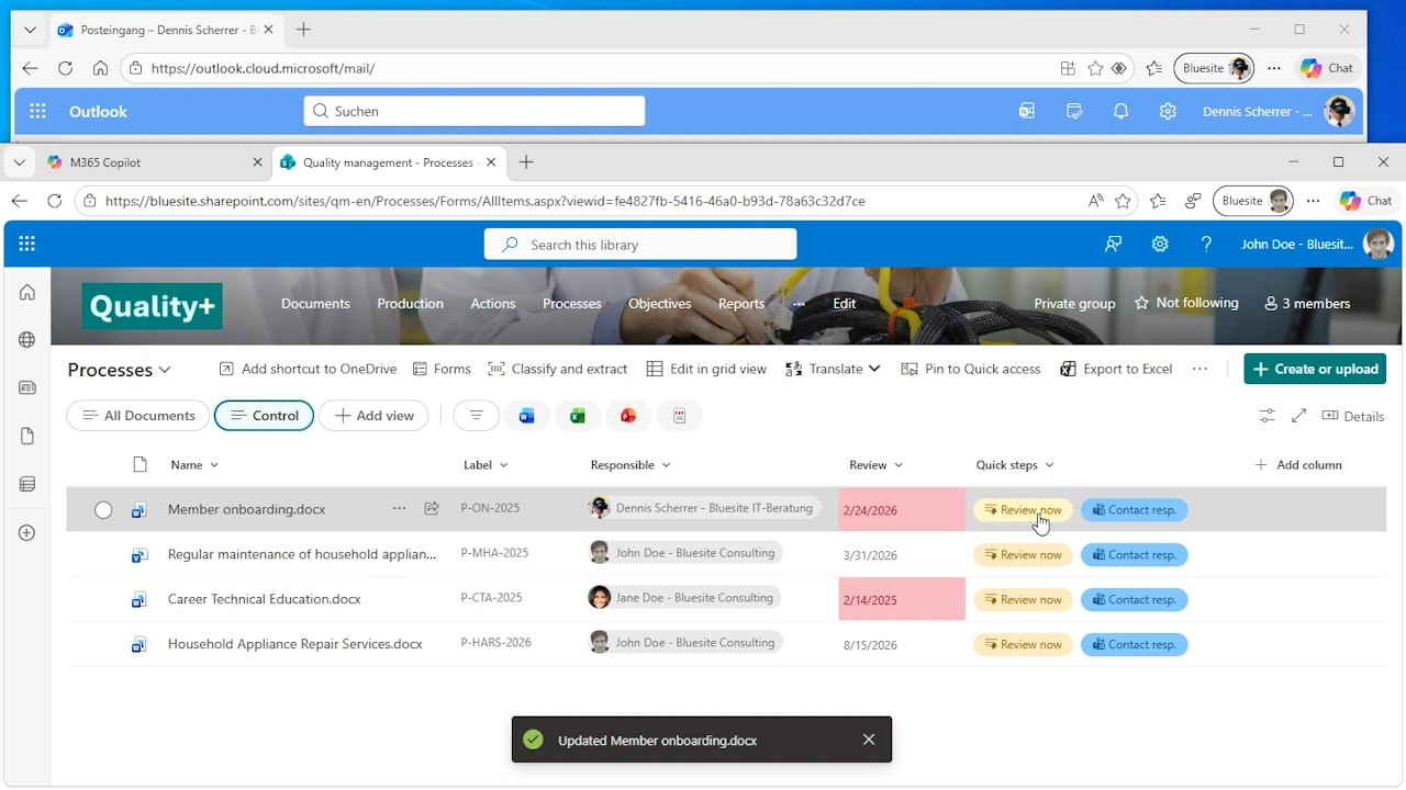 Adapt SharePoint Template 'Project management' - video thumbnail
